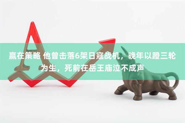 赢在策略 他曾击落6架日寇战机，晚年以蹬三轮为生，死前在岳王庙泣不成声